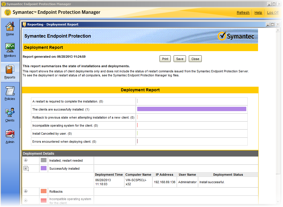 symantec endpoint manager disable usb policy