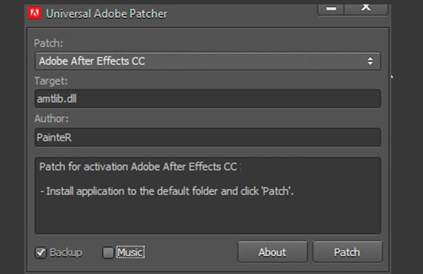 Adobe cc patcher