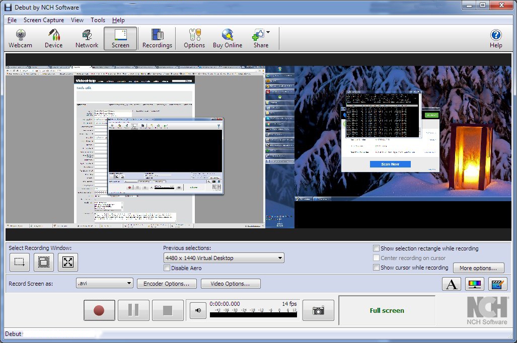 download the new NCH Debut Video Capture Software Pro 9.31