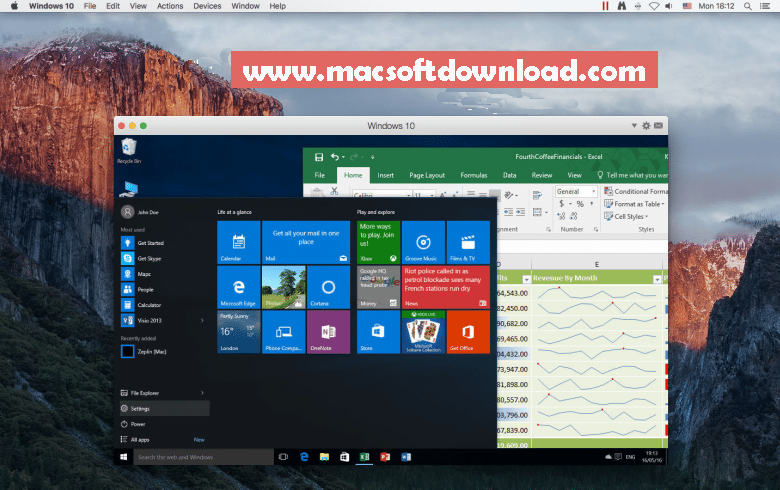 parallels desktop windows 10 resolution