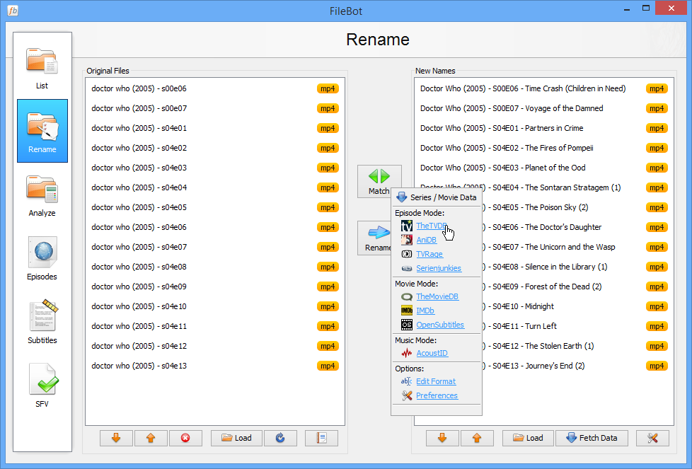 plex file renaming tool
