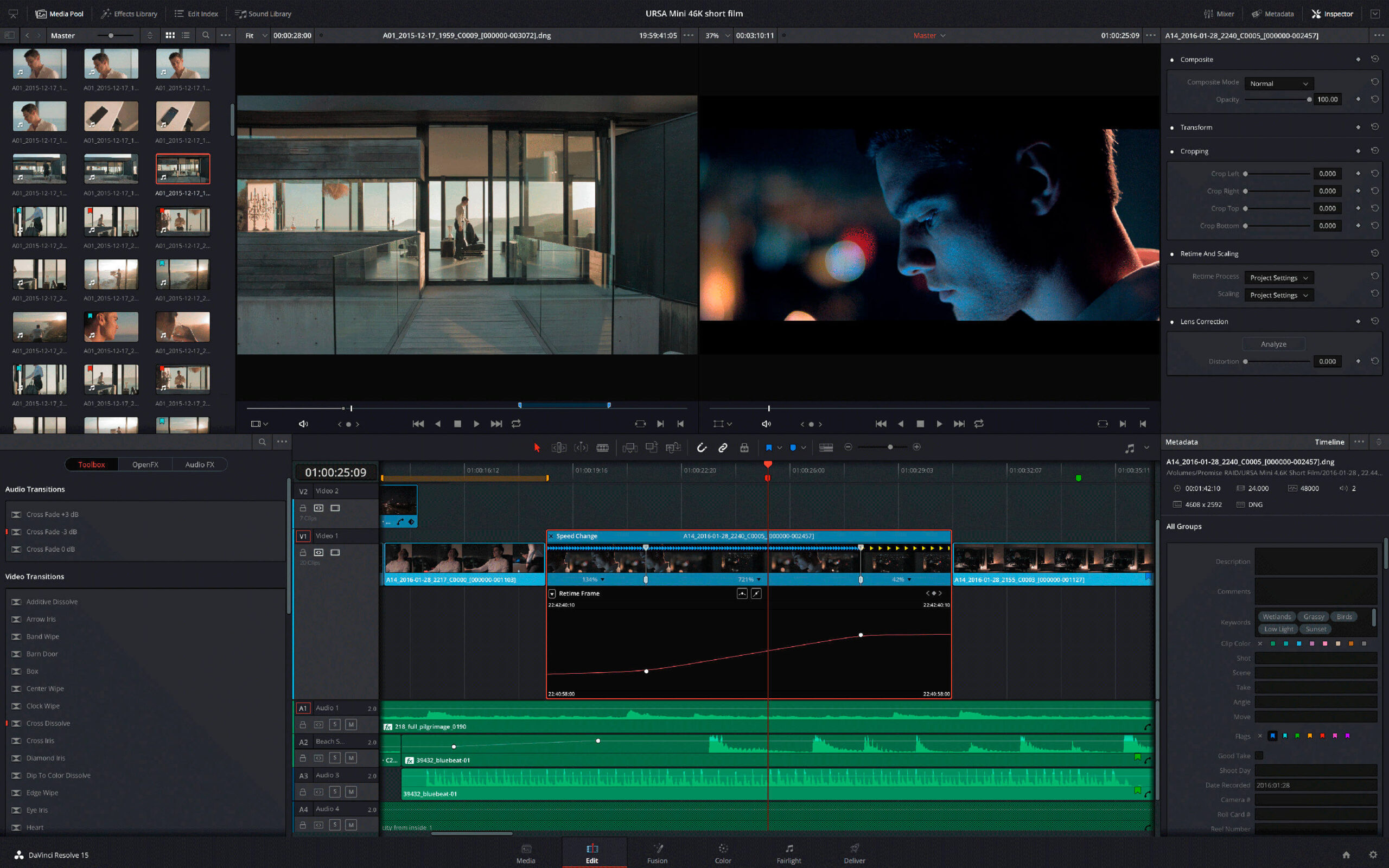 Davinci resolve не открывает проект